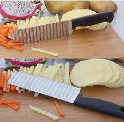 Fruit Vegetable Wavy Blade Cutter Tool (Set of 3)