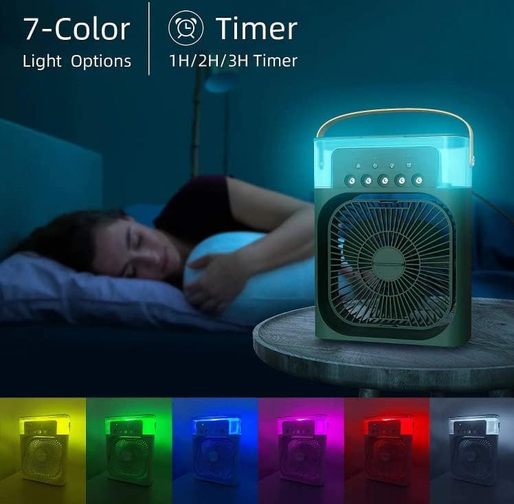 Portable air cooling fan