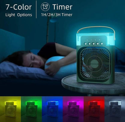 Portable air cooling fan