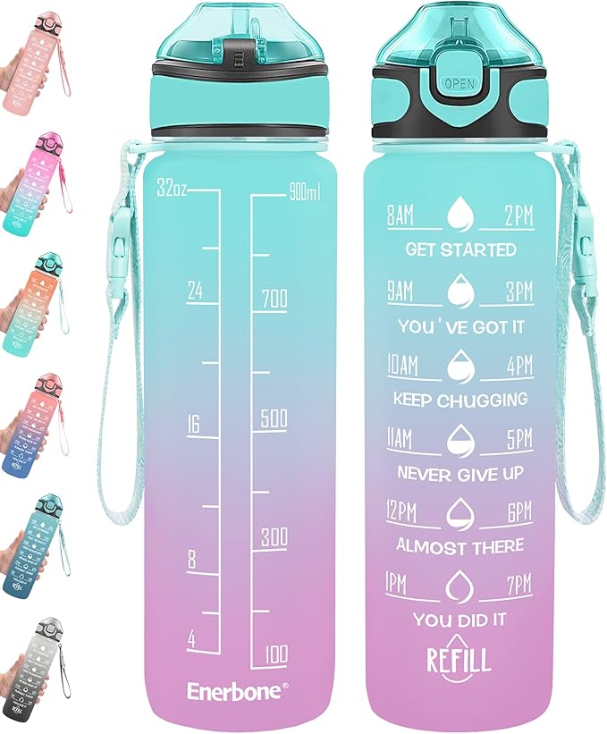 Motivational water bottle