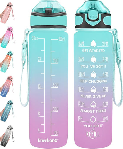 Motivational water bottle