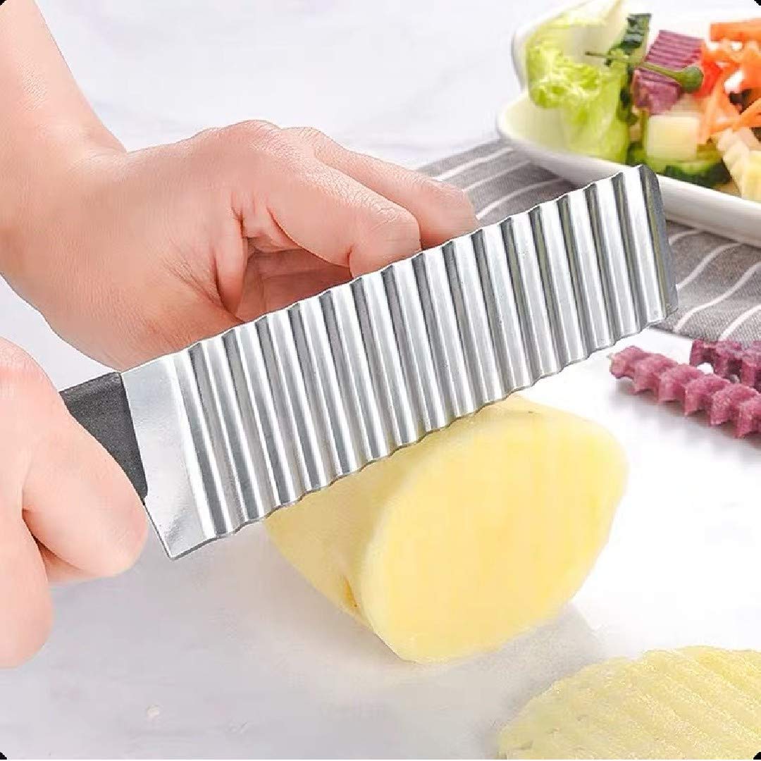 Fruit Vegetable Wavy Blade Cutter Tool (Set of 3)