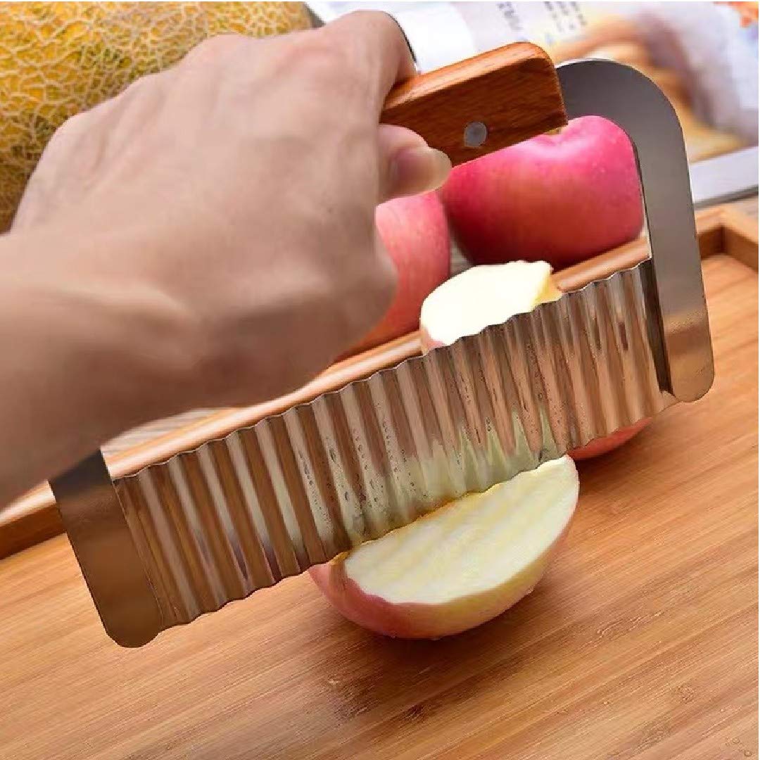 Fruit Vegetable Wavy Blade Cutter Tool (Set of 3)