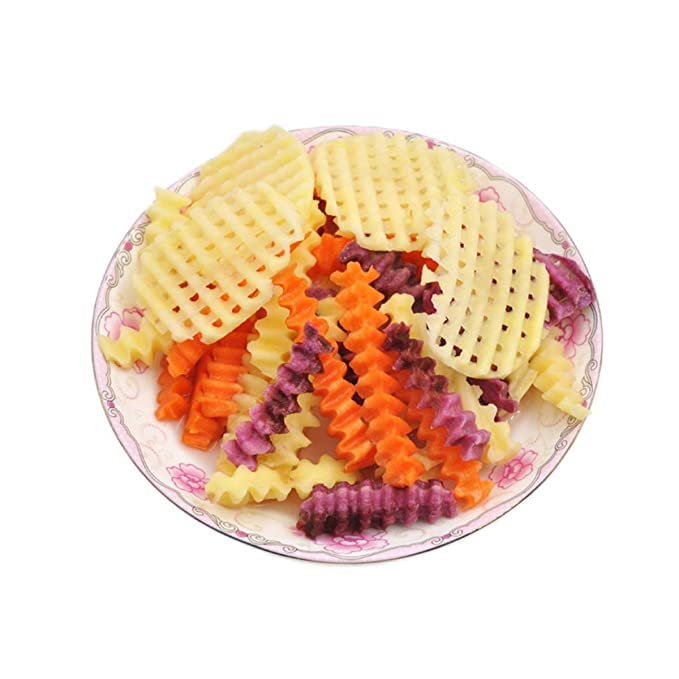 Fruit Vegetable Wavy Blade Cutter Tool (Set of 3)