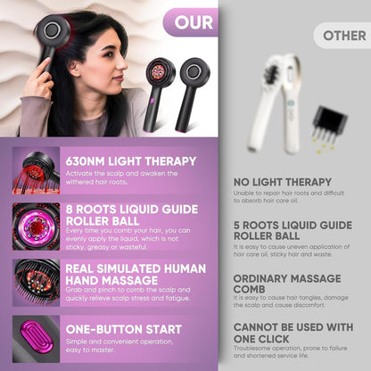Head Scalp Electric Massager Scalp Massaging Brush