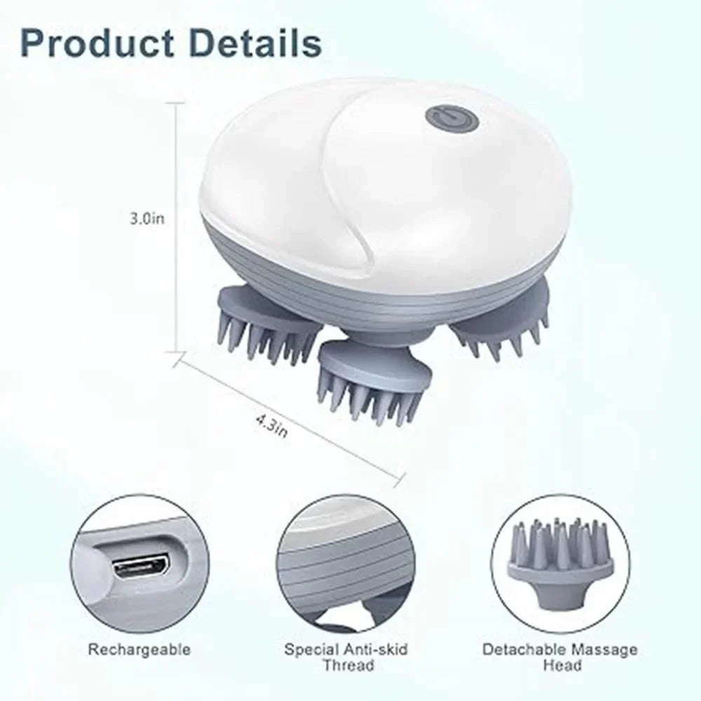 Smart Scalp Massager for Hair Growth 360 Degree Rotation