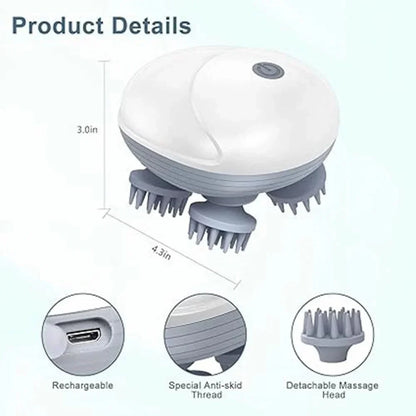 Smart Scalp Massager for Hair Growth 360 Degree Rotation