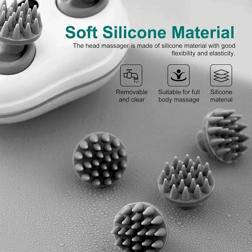 Smart Scalp Massager for Hair Growth 360 Degree Rotation