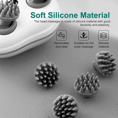 Smart Scalp Massager for Hair Growth 360 Degree Rotation