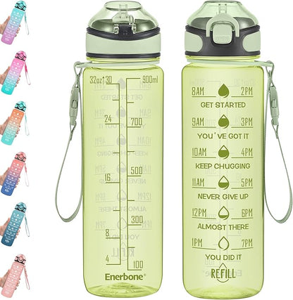 Motivational water bottle