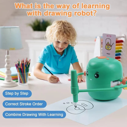 Drawing Robot for Kids with 150 Cards